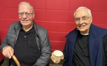 Two members at the Y