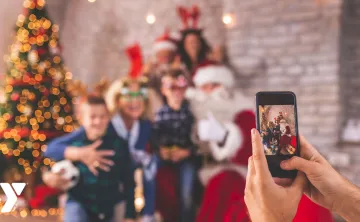 Family Picture with Santa
